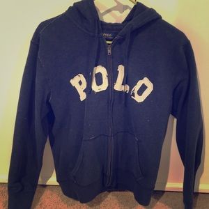 Polo hooded sweatshirt